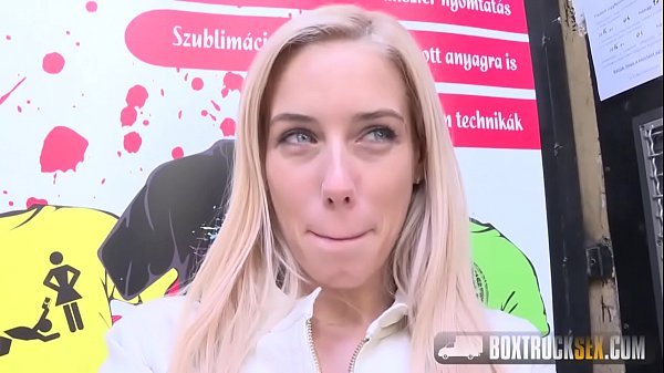 BoxTruckSex massage innocent blonde tricked to nasty sex